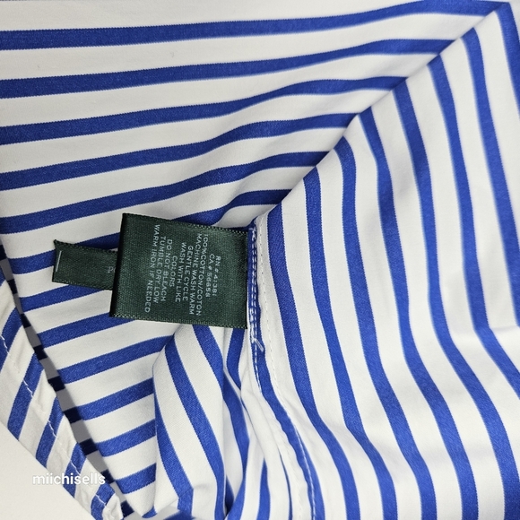 Lauren Ralph Lauren Shirt Pinstripe - Picture 10 of 13